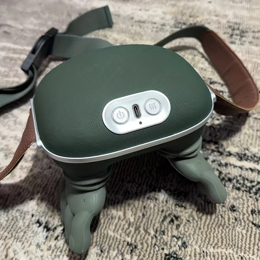 Bionic Finger Neck Shoulder Massager Wireless Neck Cervical Trapezius Kneading Massage Shawl Brushless Motor Neck Masajeador