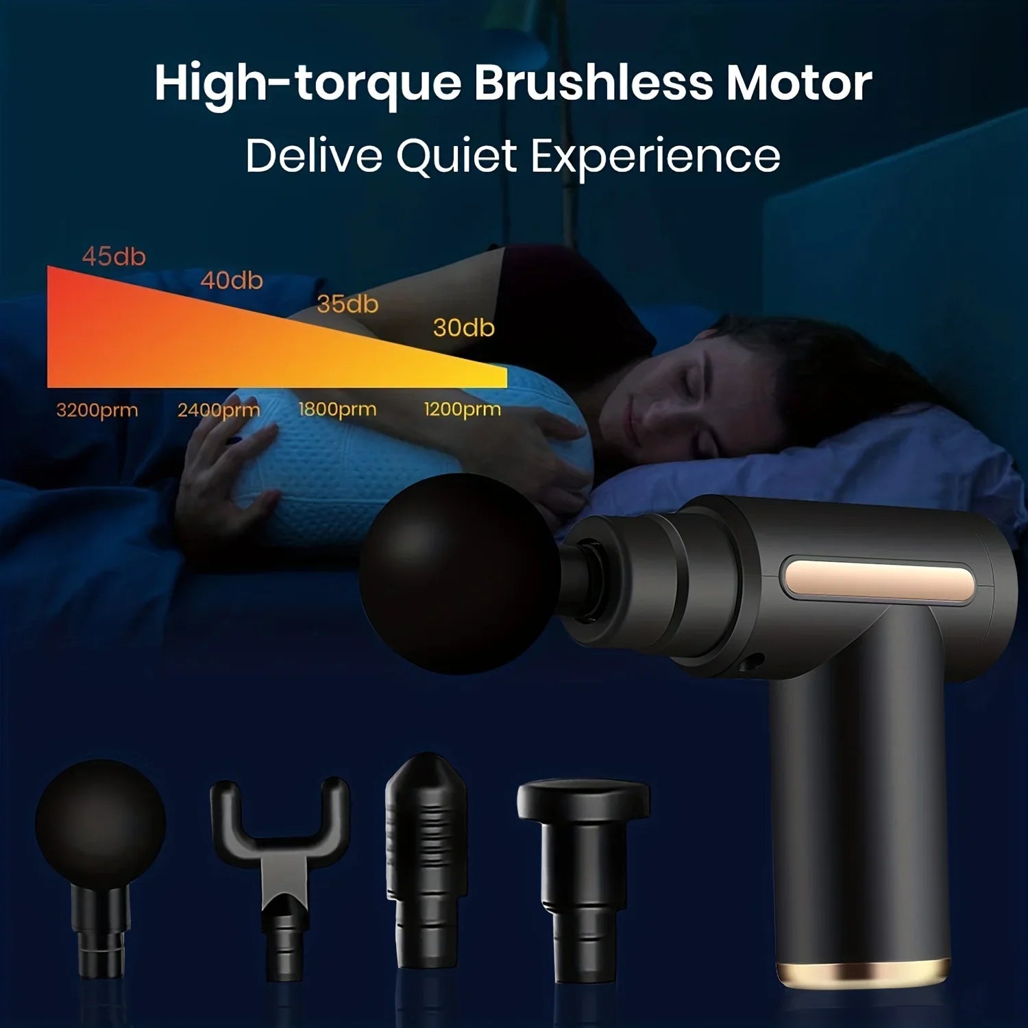 Masajeador Portátil de Percusión para Cuerpo